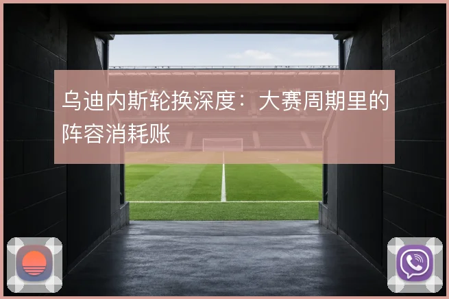 乌迪内斯轮换深度：大赛周期里的阵容消耗账
